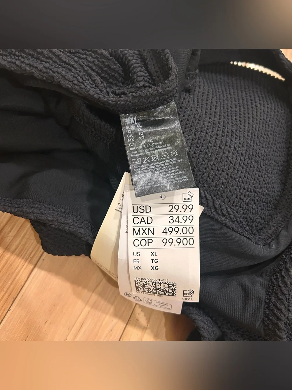 H&M nwt black